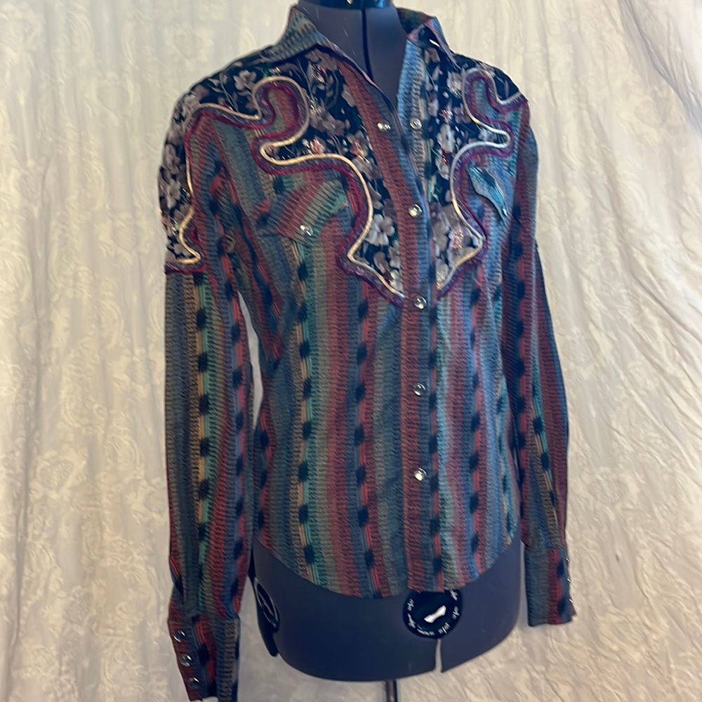 vintage Koos van den Akker western style shirt